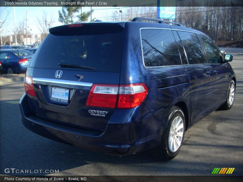 Midnight Blue Pearl / Gray 2005 Honda Odyssey Touring