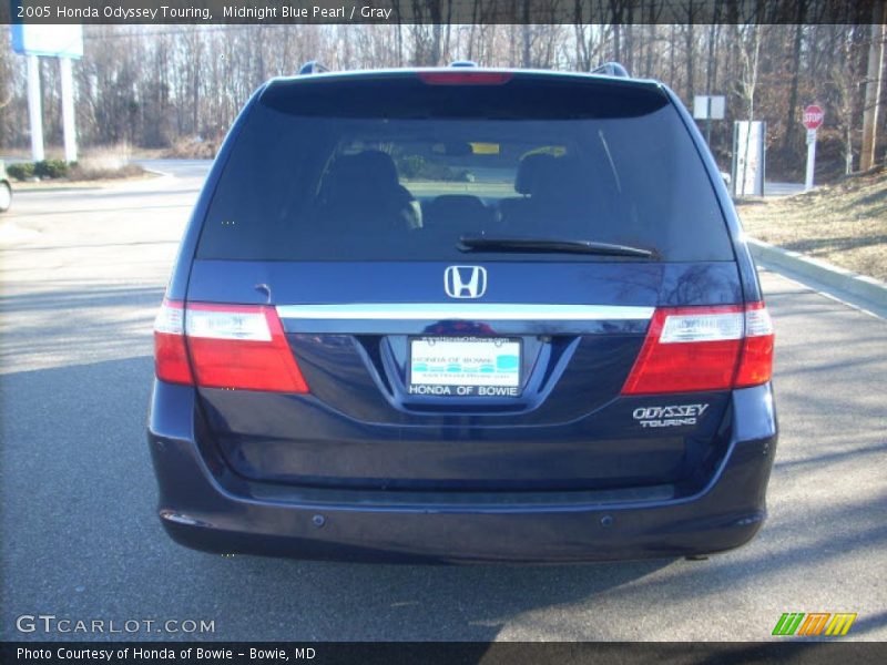 Midnight Blue Pearl / Gray 2005 Honda Odyssey Touring