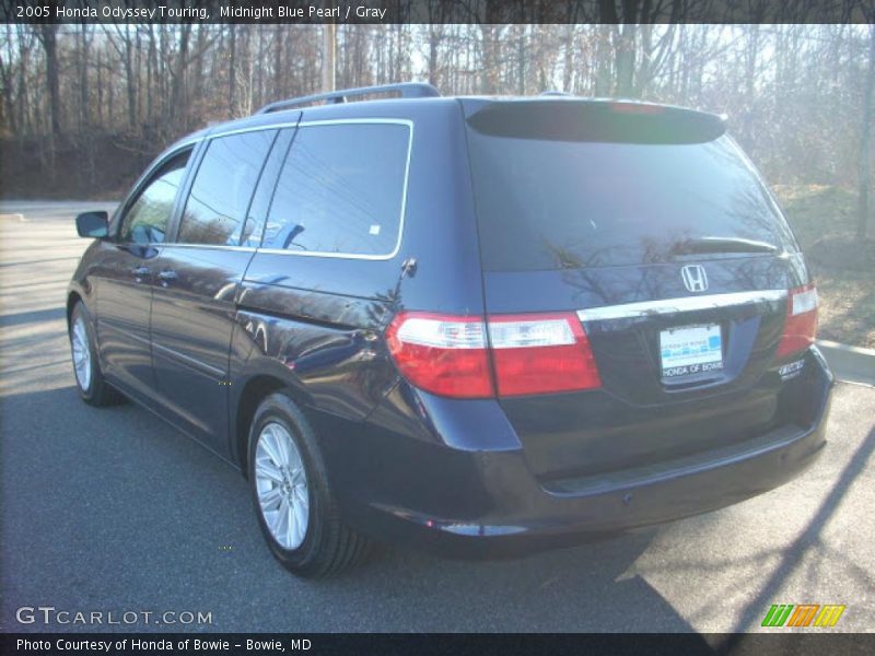 Midnight Blue Pearl / Gray 2005 Honda Odyssey Touring