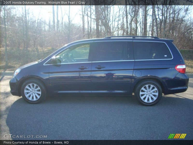 Midnight Blue Pearl / Gray 2005 Honda Odyssey Touring