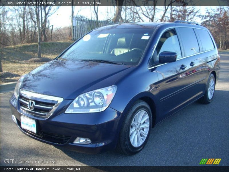 Midnight Blue Pearl / Gray 2005 Honda Odyssey Touring
