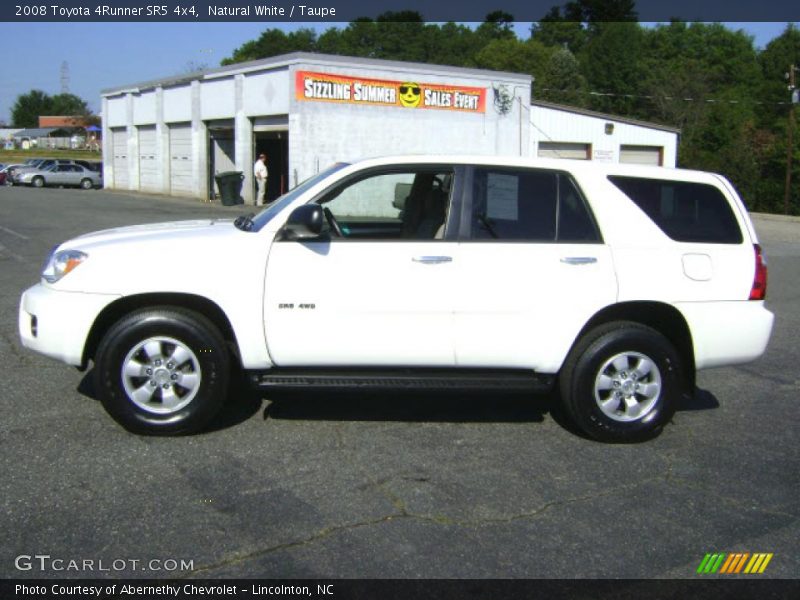 Natural White / Taupe 2008 Toyota 4Runner SR5 4x4