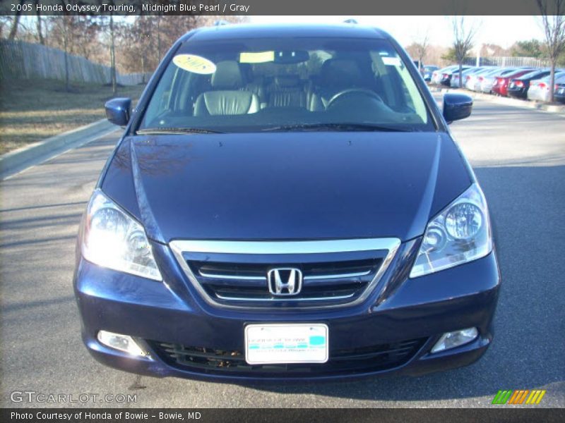 Midnight Blue Pearl / Gray 2005 Honda Odyssey Touring
