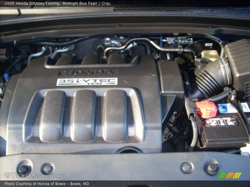 Midnight Blue Pearl / Gray 2005 Honda Odyssey Touring