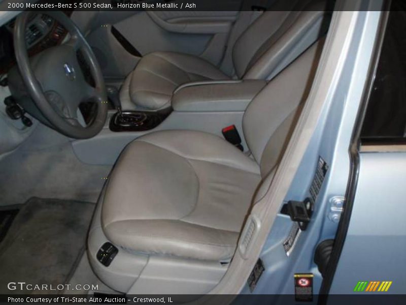 Horizon Blue Metallic / Ash 2000 Mercedes-Benz S 500 Sedan
