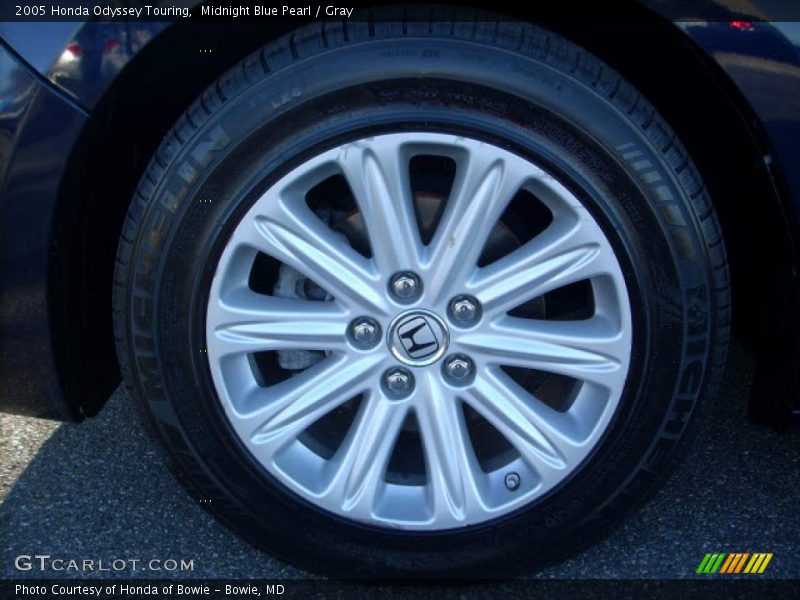 Midnight Blue Pearl / Gray 2005 Honda Odyssey Touring