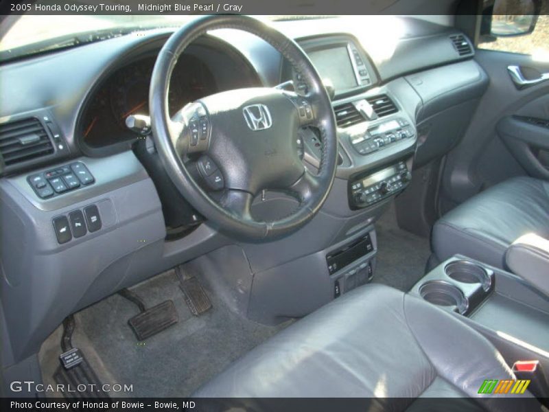 Midnight Blue Pearl / Gray 2005 Honda Odyssey Touring