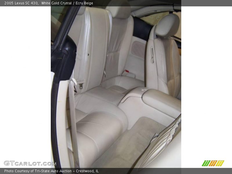 White Gold Crystal / Ecru Beige 2005 Lexus SC 430