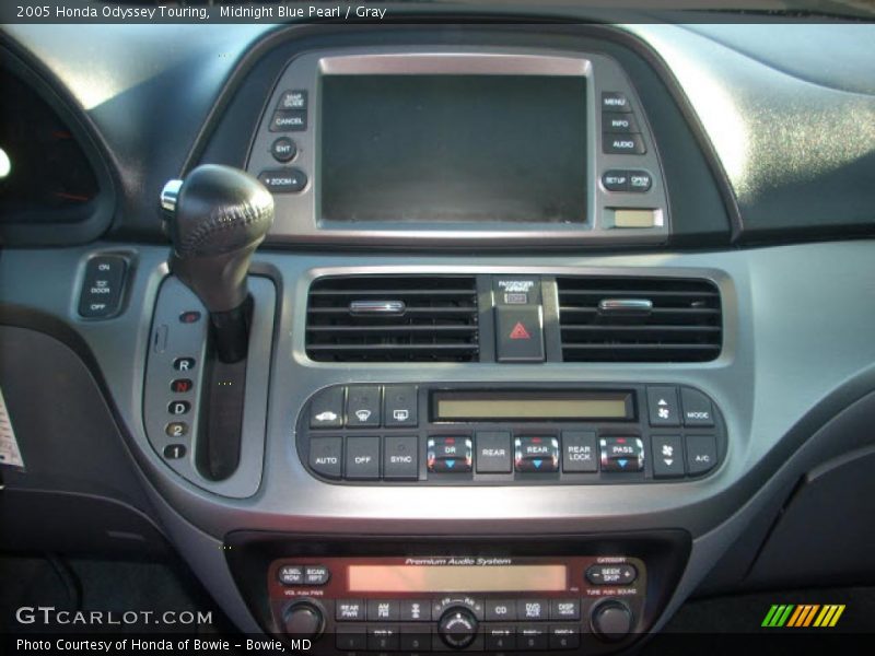 Midnight Blue Pearl / Gray 2005 Honda Odyssey Touring