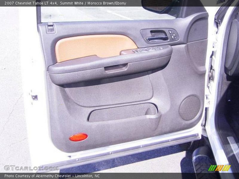 Summit White / Morocco Brown/Ebony 2007 Chevrolet Tahoe LT 4x4