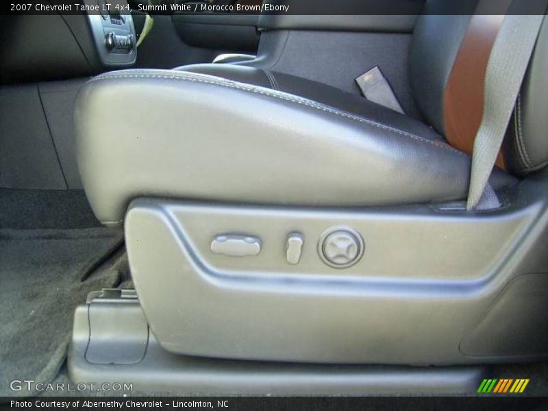 Summit White / Morocco Brown/Ebony 2007 Chevrolet Tahoe LT 4x4