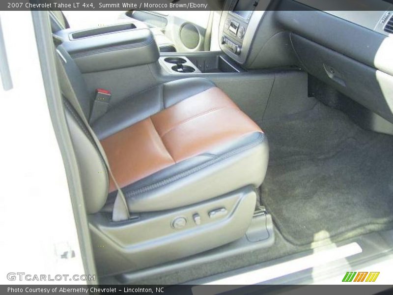 Summit White / Morocco Brown/Ebony 2007 Chevrolet Tahoe LT 4x4