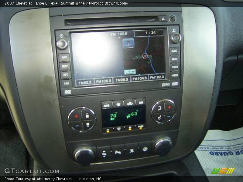 Summit White / Morocco Brown/Ebony 2007 Chevrolet Tahoe LT 4x4