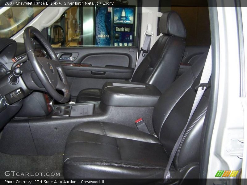 Silver Birch Metallic / Ebony 2007 Chevrolet Tahoe LTZ 4x4