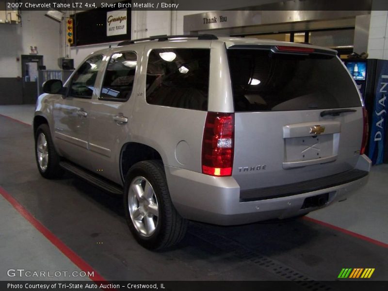 Silver Birch Metallic / Ebony 2007 Chevrolet Tahoe LTZ 4x4