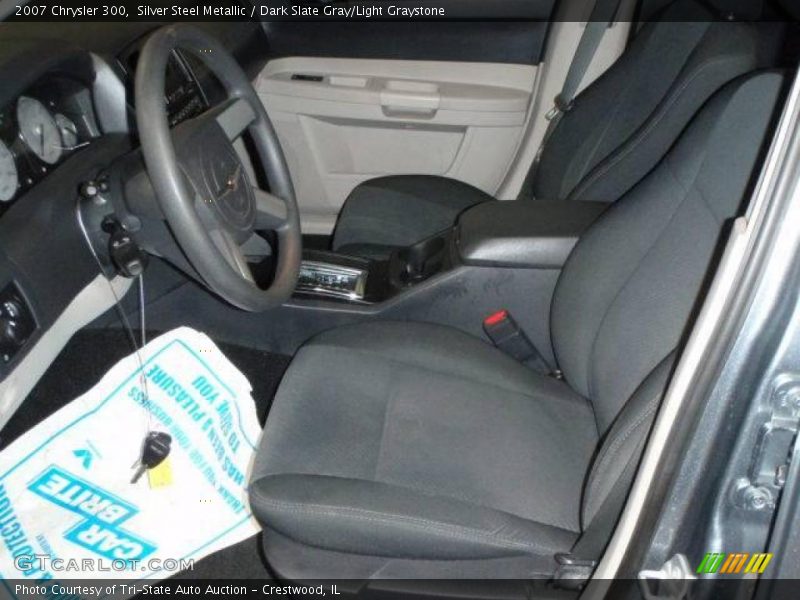 Silver Steel Metallic / Dark Slate Gray/Light Graystone 2007 Chrysler 300