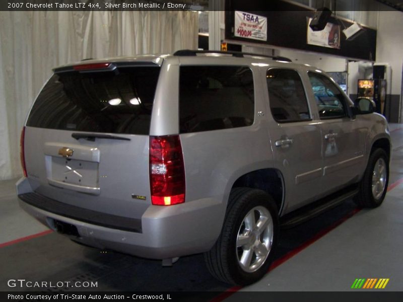 Silver Birch Metallic / Ebony 2007 Chevrolet Tahoe LTZ 4x4