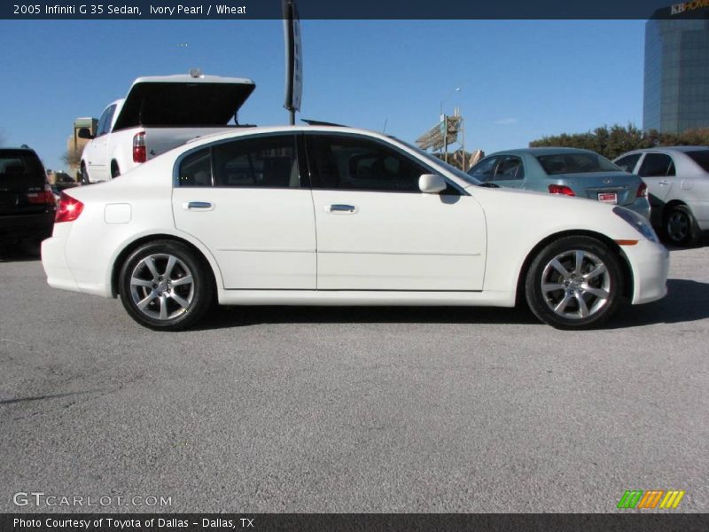 Ivory Pearl / Wheat 2005 Infiniti G 35 Sedan