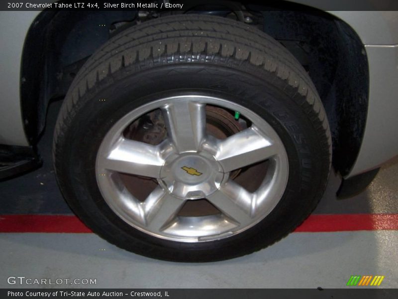 Silver Birch Metallic / Ebony 2007 Chevrolet Tahoe LTZ 4x4