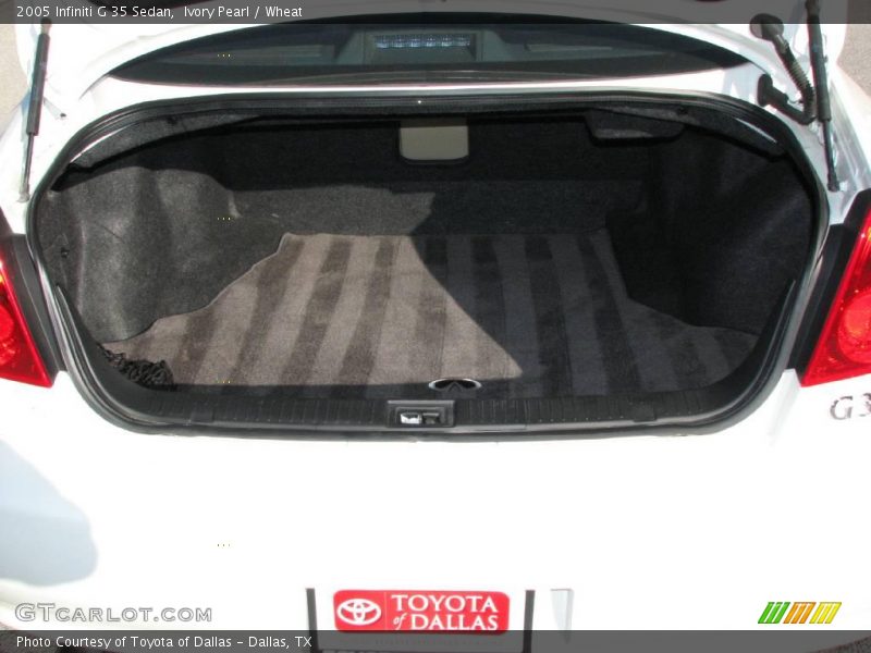 Ivory Pearl / Wheat 2005 Infiniti G 35 Sedan