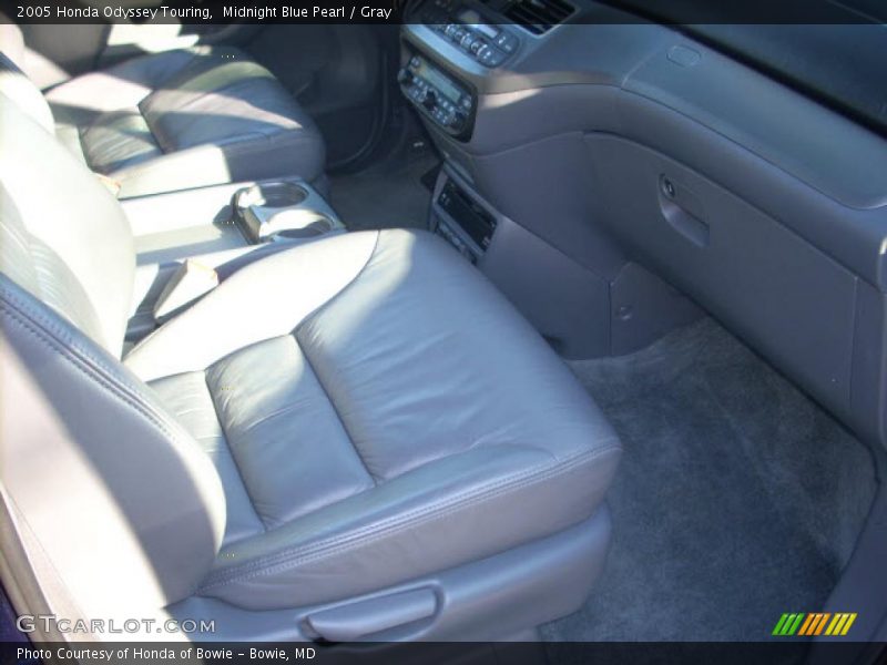 Midnight Blue Pearl / Gray 2005 Honda Odyssey Touring