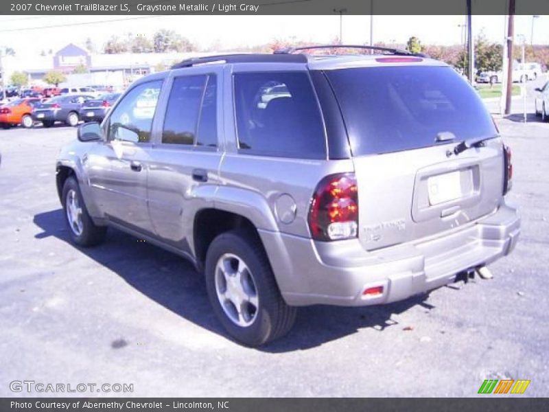 Graystone Metallic / Light Gray 2007 Chevrolet TrailBlazer LS