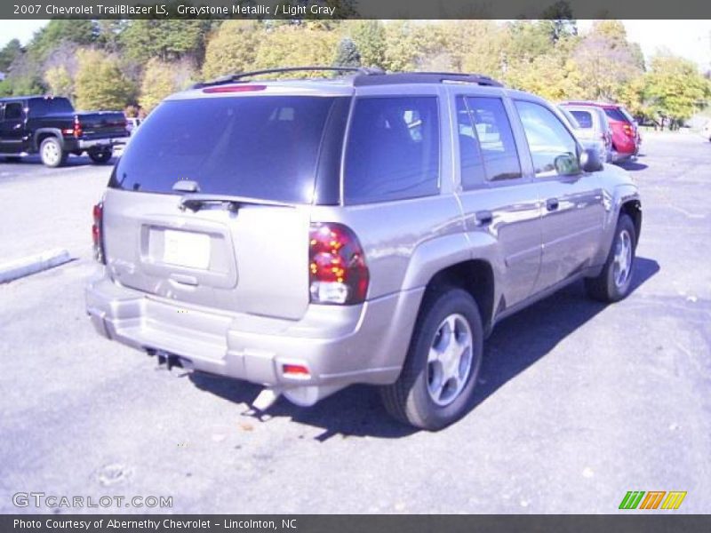 Graystone Metallic / Light Gray 2007 Chevrolet TrailBlazer LS