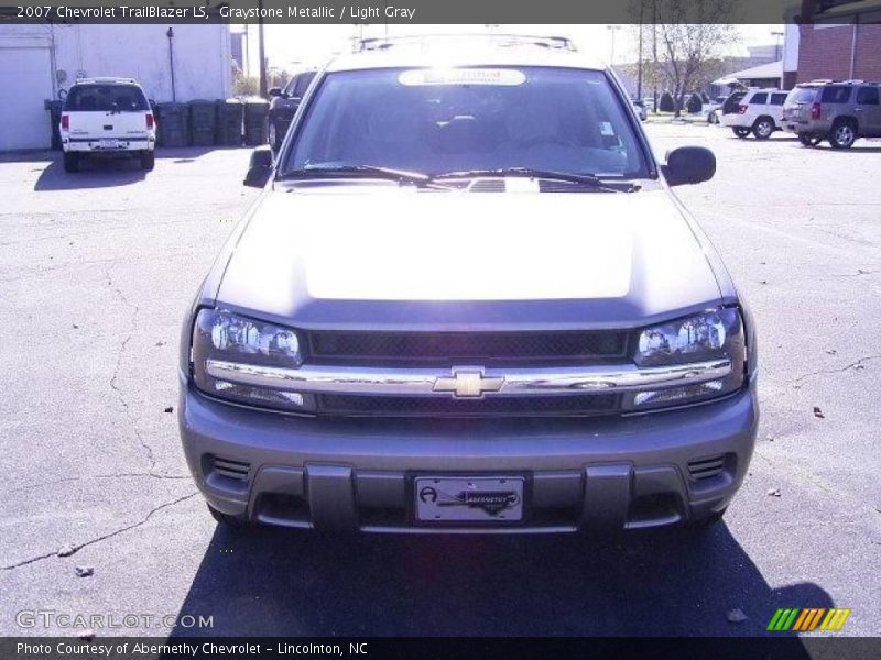 Graystone Metallic / Light Gray 2007 Chevrolet TrailBlazer LS