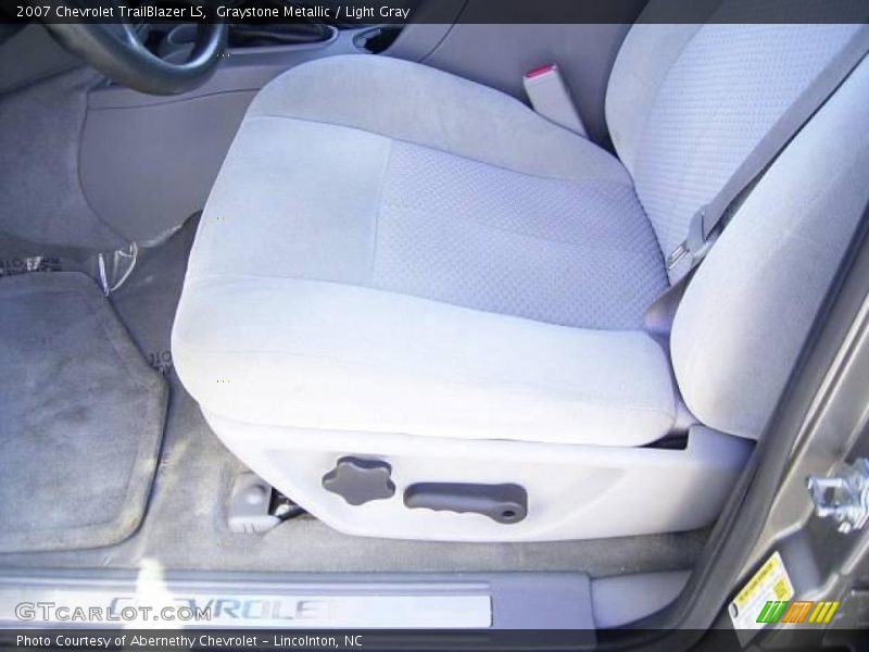 Graystone Metallic / Light Gray 2007 Chevrolet TrailBlazer LS