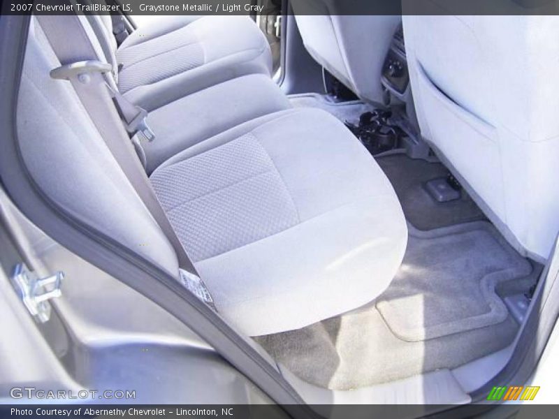 Graystone Metallic / Light Gray 2007 Chevrolet TrailBlazer LS