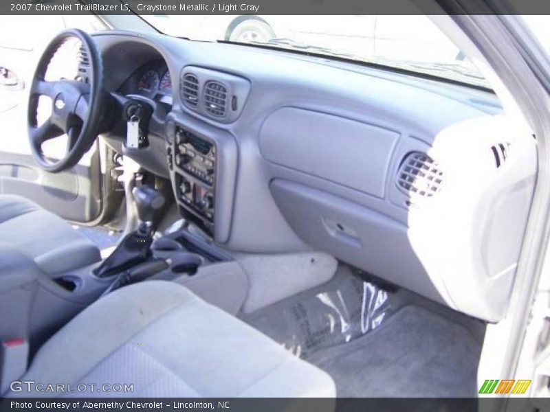 Graystone Metallic / Light Gray 2007 Chevrolet TrailBlazer LS