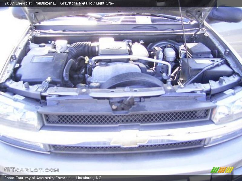 Graystone Metallic / Light Gray 2007 Chevrolet TrailBlazer LS