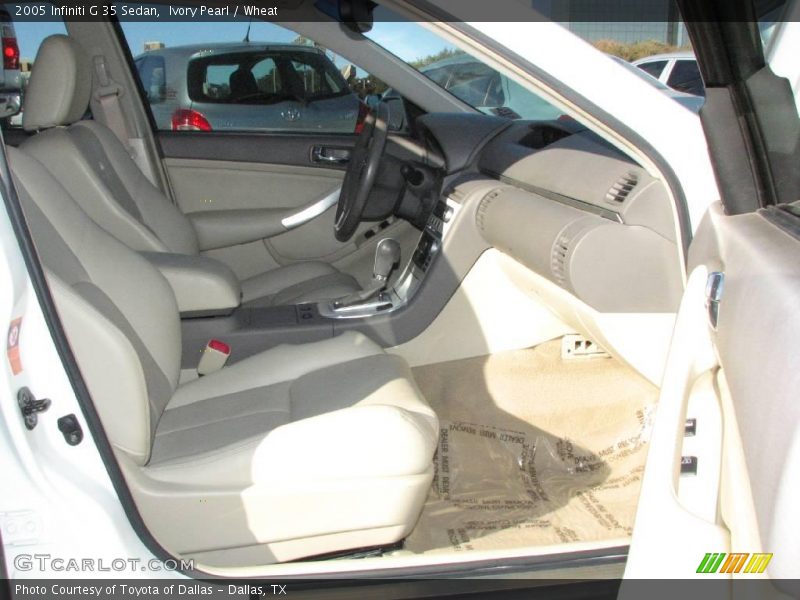 Ivory Pearl / Wheat 2005 Infiniti G 35 Sedan