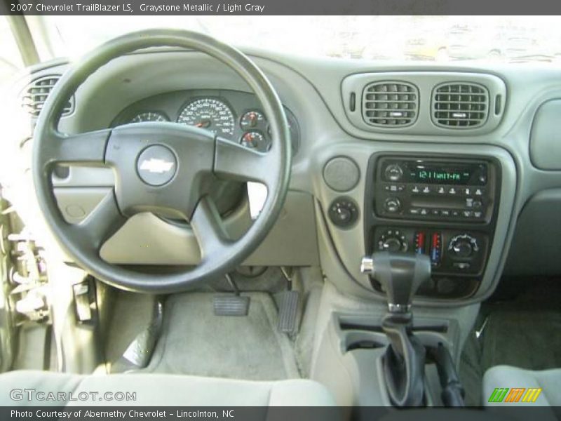 Graystone Metallic / Light Gray 2007 Chevrolet TrailBlazer LS