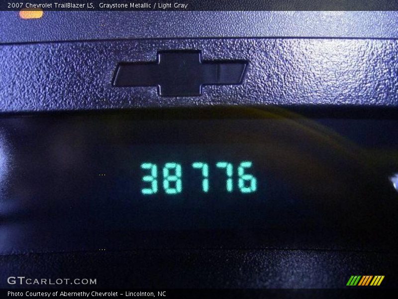 Graystone Metallic / Light Gray 2007 Chevrolet TrailBlazer LS