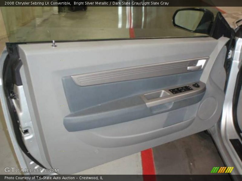 Bright Silver Metallic / Dark Slate Gray/Light Slate Gray 2008 Chrysler Sebring LX Convertible