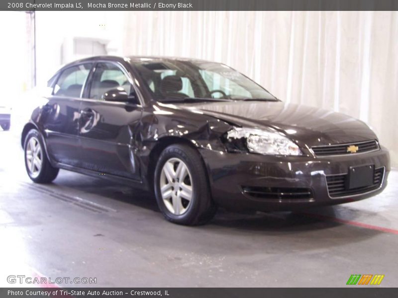 Mocha Bronze Metallic / Ebony Black 2008 Chevrolet Impala LS