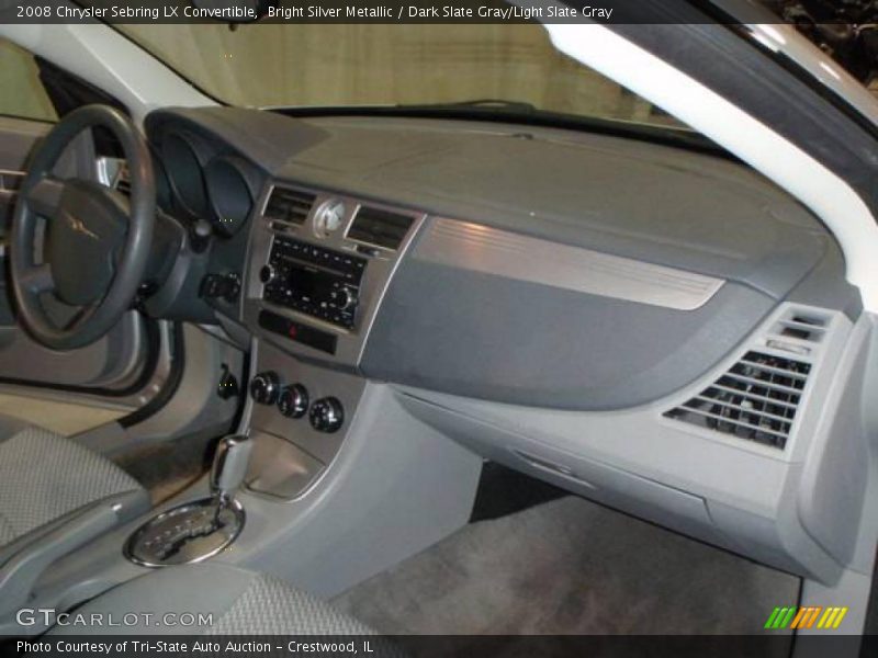 Bright Silver Metallic / Dark Slate Gray/Light Slate Gray 2008 Chrysler Sebring LX Convertible