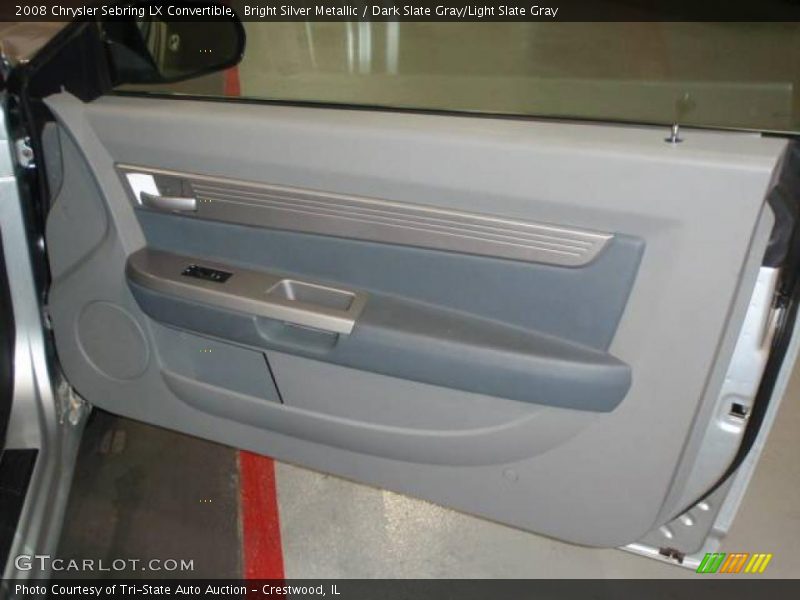 Bright Silver Metallic / Dark Slate Gray/Light Slate Gray 2008 Chrysler Sebring LX Convertible