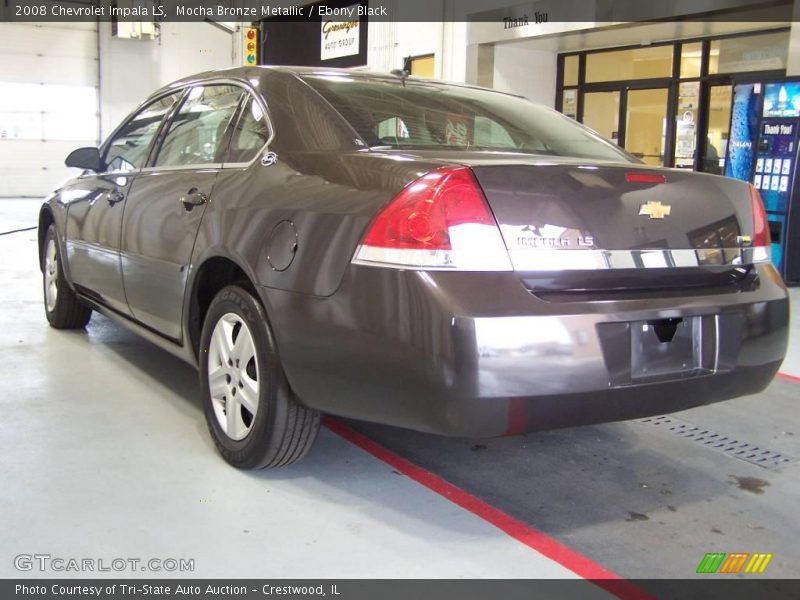 Mocha Bronze Metallic / Ebony Black 2008 Chevrolet Impala LS
