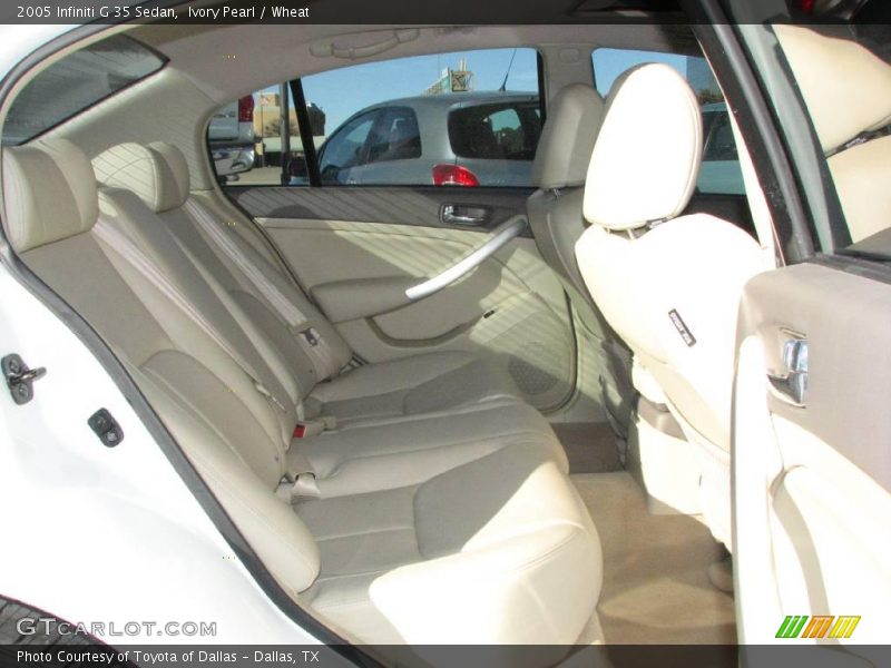 Ivory Pearl / Wheat 2005 Infiniti G 35 Sedan