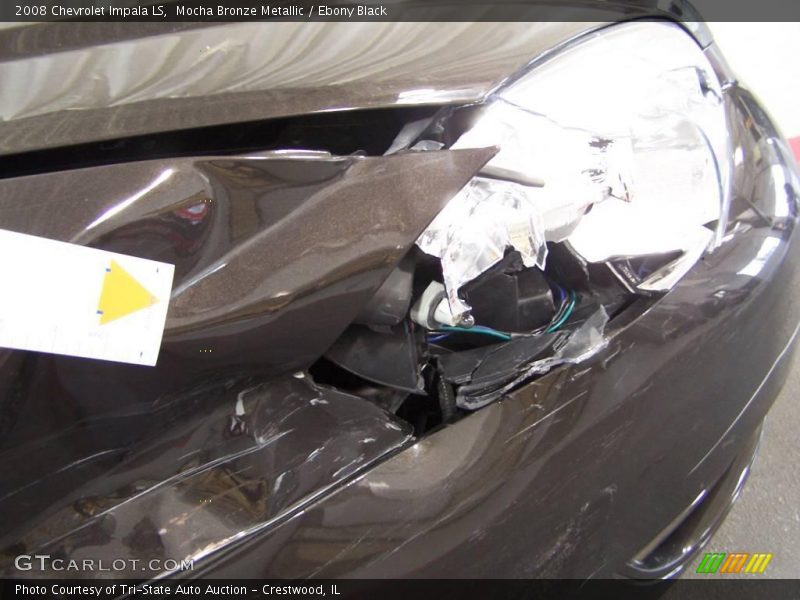 Mocha Bronze Metallic / Ebony Black 2008 Chevrolet Impala LS