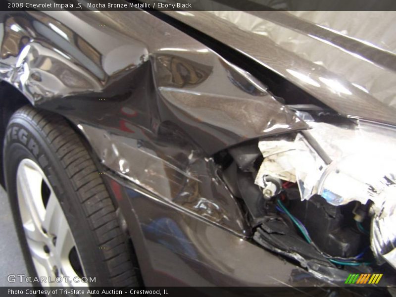 Mocha Bronze Metallic / Ebony Black 2008 Chevrolet Impala LS