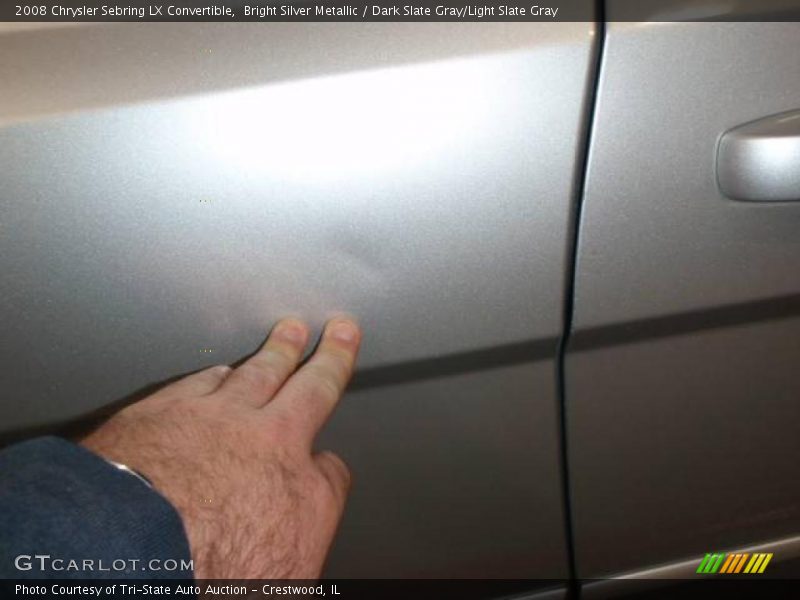 Bright Silver Metallic / Dark Slate Gray/Light Slate Gray 2008 Chrysler Sebring LX Convertible