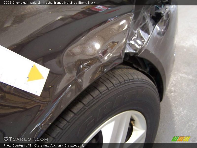 Mocha Bronze Metallic / Ebony Black 2008 Chevrolet Impala LS