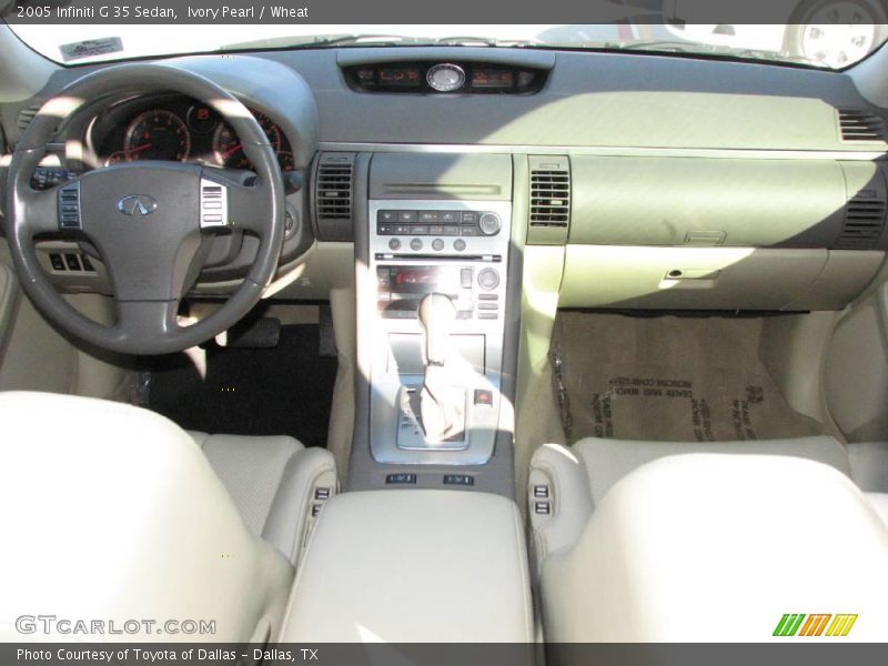 Ivory Pearl / Wheat 2005 Infiniti G 35 Sedan
