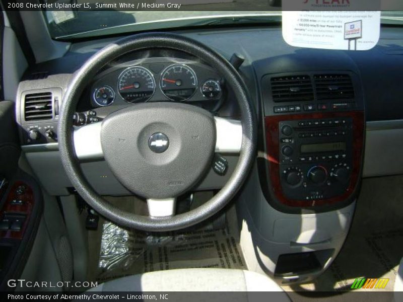 Summit White / Medium Gray 2008 Chevrolet Uplander LS