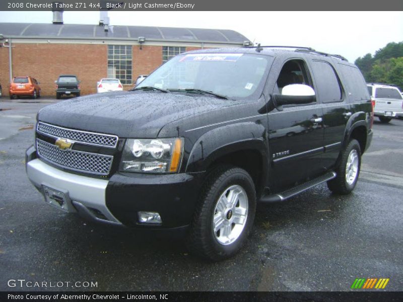 Black / Light Cashmere/Ebony 2008 Chevrolet Tahoe Z71 4x4