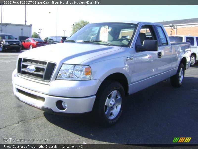 Silver Metallic / Medium/Dark Flint 2006 Ford F150 STX SuperCab
