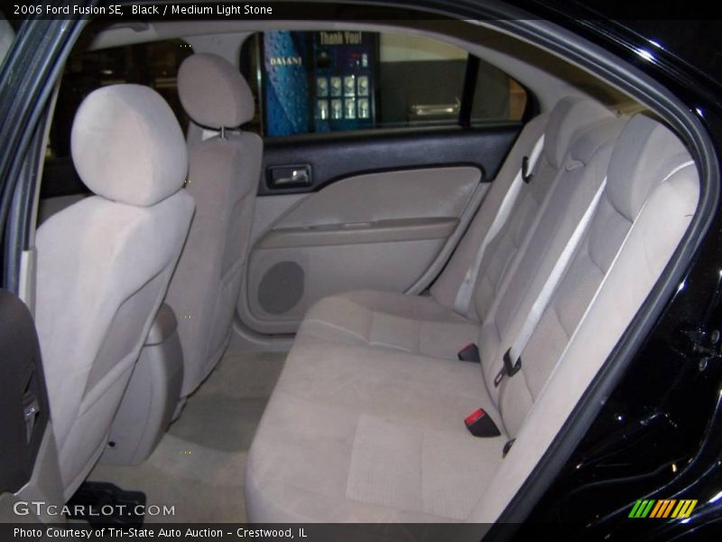 Black / Medium Light Stone 2006 Ford Fusion SE